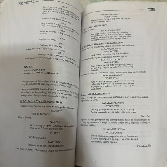 Trip to Quiapo by Ricky Lee Scriptwriting Manual Paperback 1998 Bagong Likha Pub - Picture 11 of 11